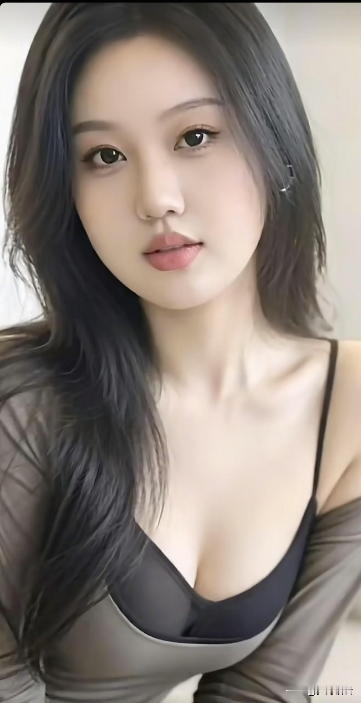 温柔黑发，甜美笑容，清新自然，女神范儿十足！