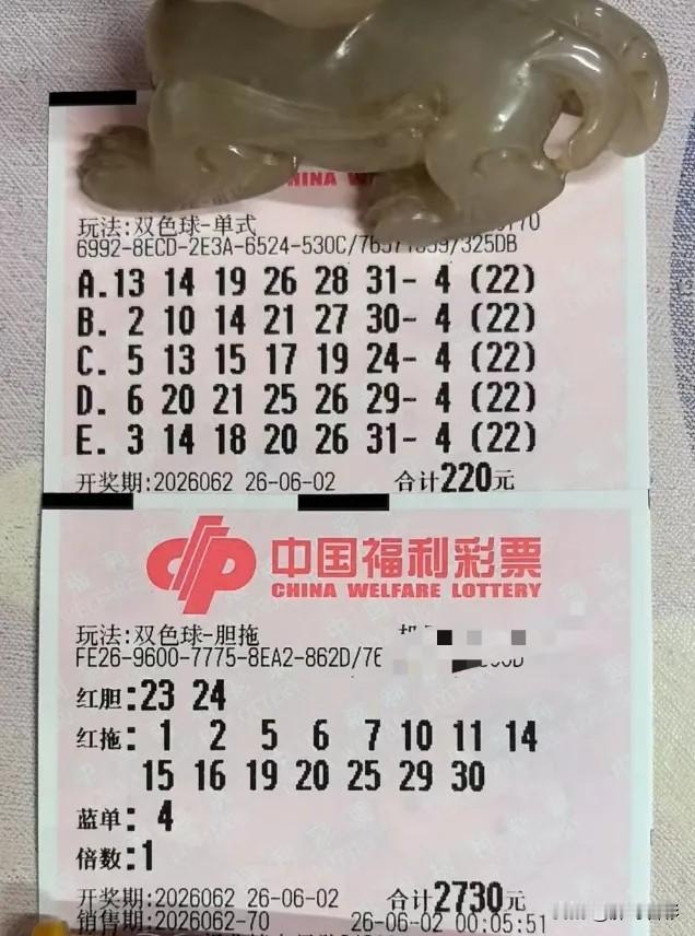 貔貅哥继续追逐蓝球4，估计理由依然是11—7—4。从走势上看，蓝球4还可以，说不