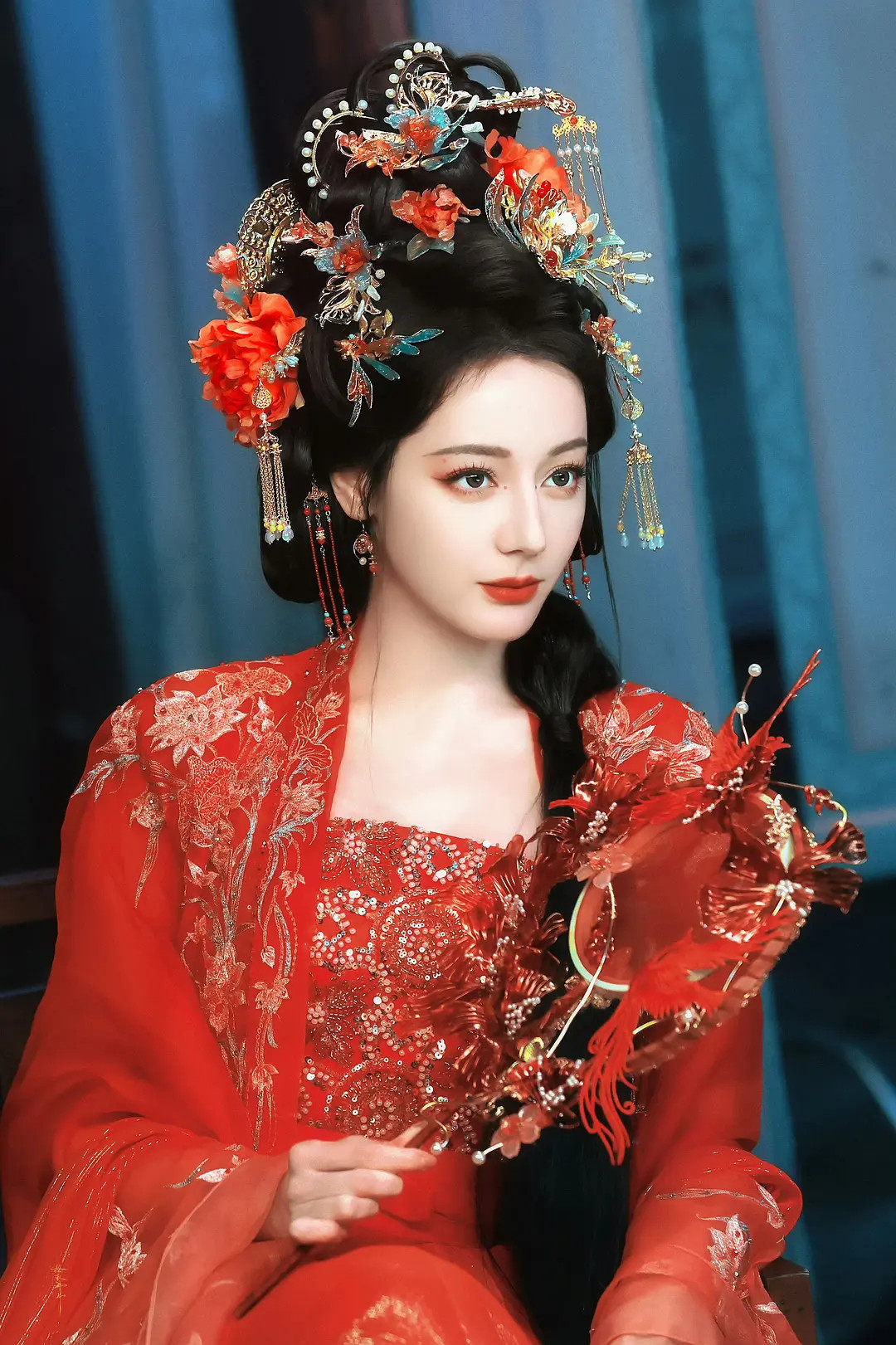 迪丽热巴的剧照和精修都差距这么大了吗？