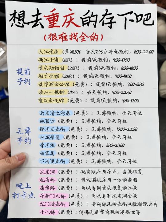 N刷重庆！来重庆前一定要知道的事…