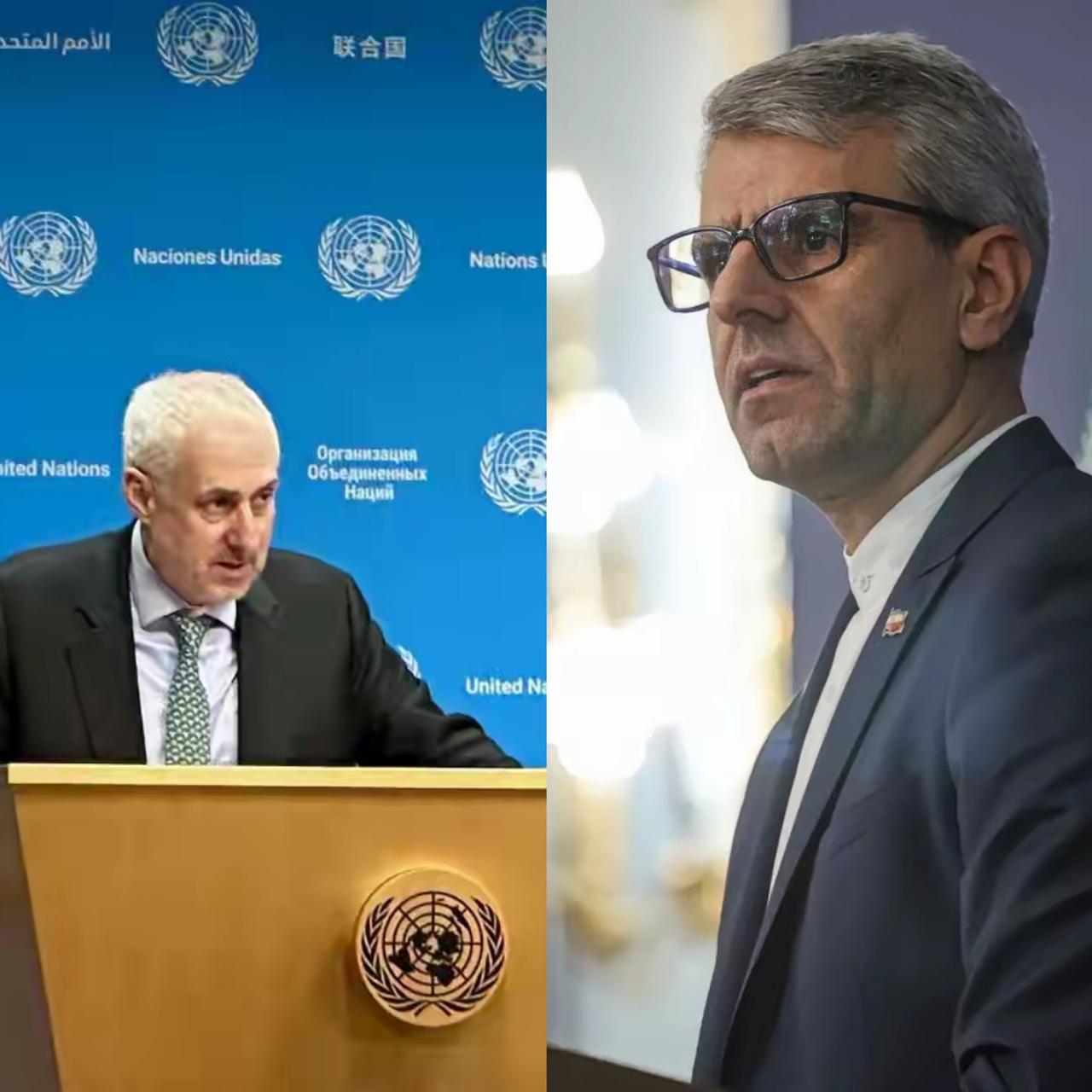 关键时刻，两个发言人高调发声。面对迫在眉睫的伊朗民用基础设施遭大轰