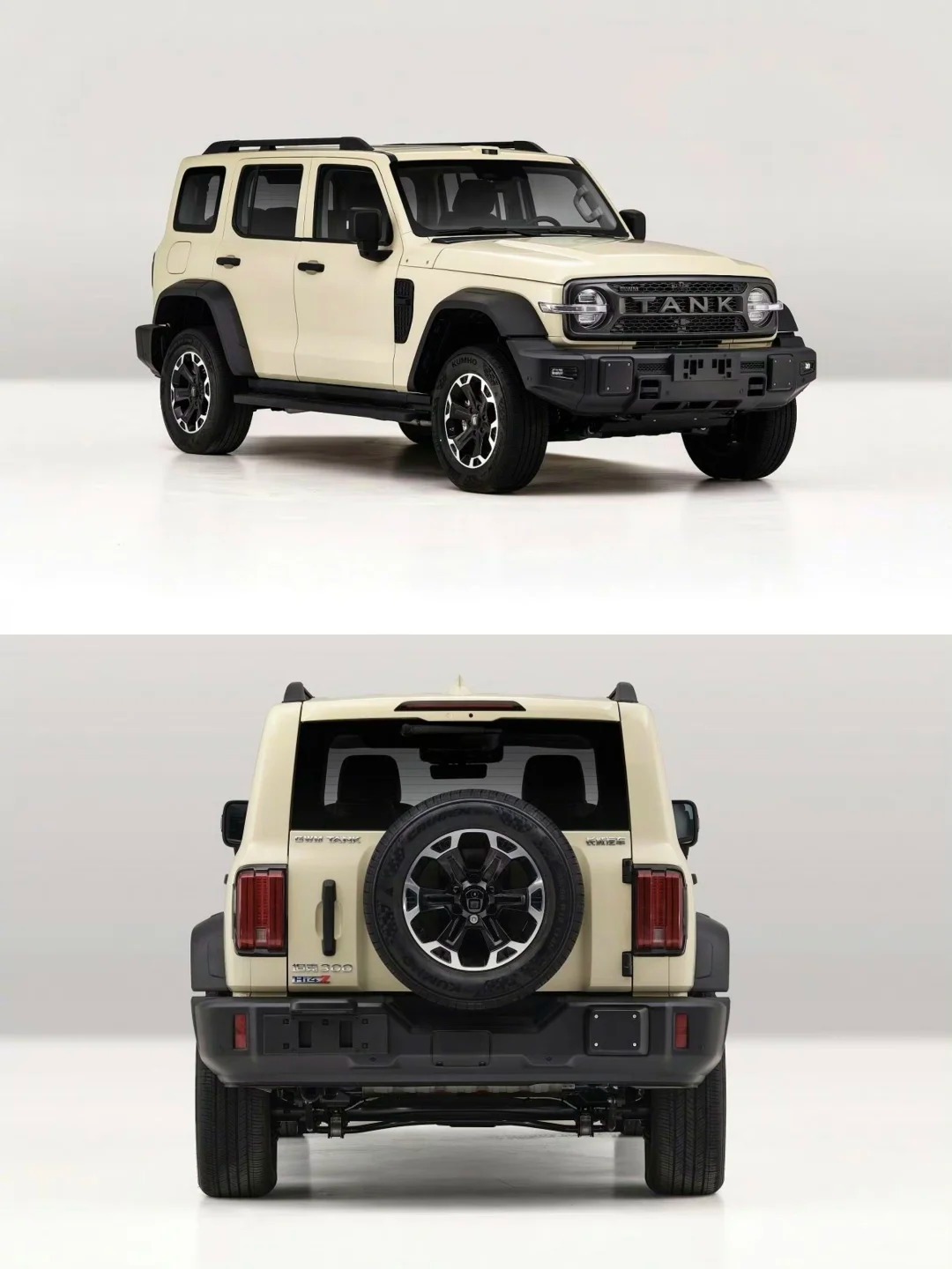 新车新款坦克300，轴距加长了26厘米，肉眼可见的L113加长了很多，不知道空