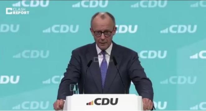 德国总理默茨北京时间2月20日晚发表讲话谈到了中国：“如今，中国将自己视