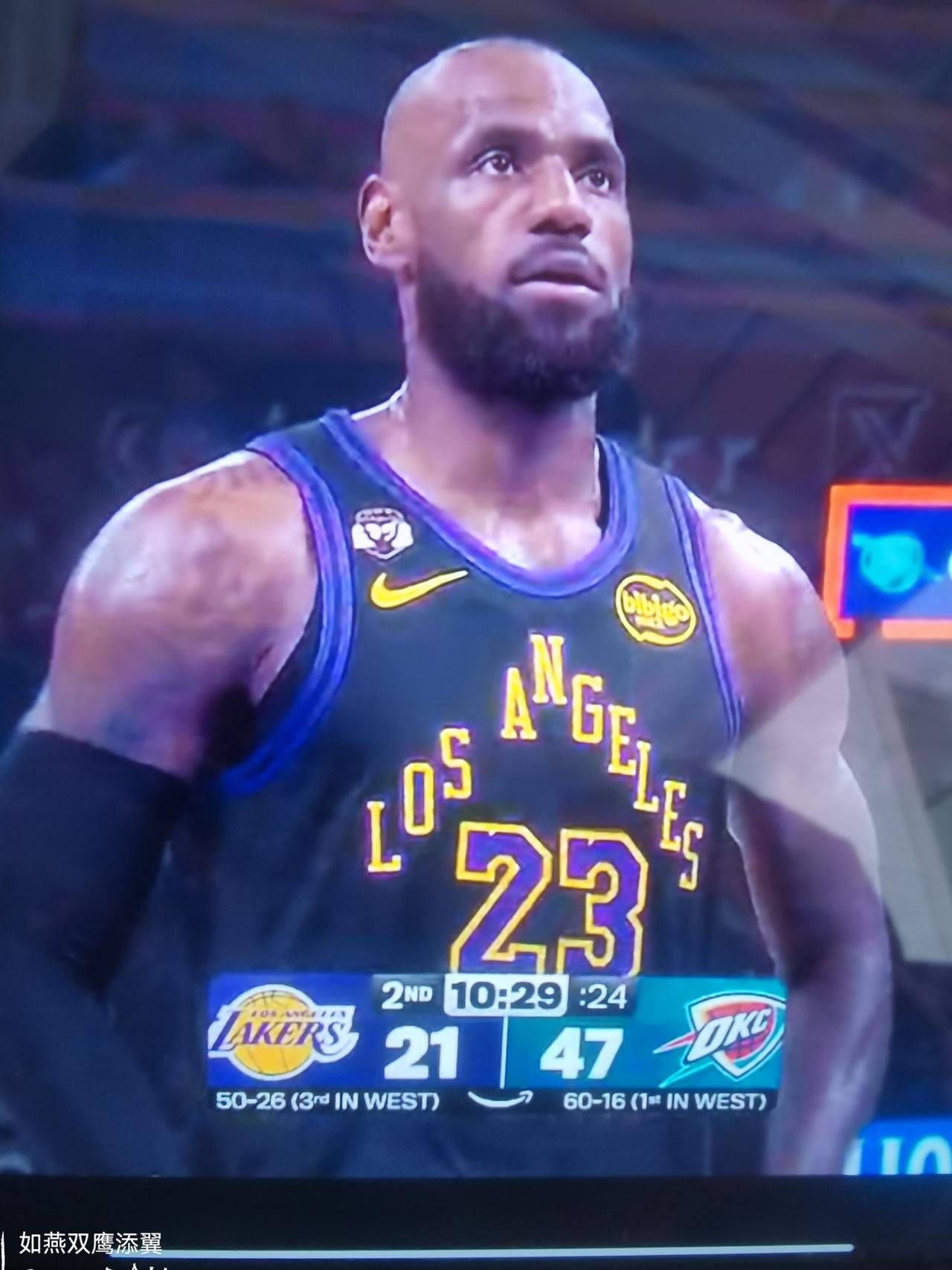 火箭是懂湖人的湖人客场打雷霆，西部第三对阵西部第一，很多人幻