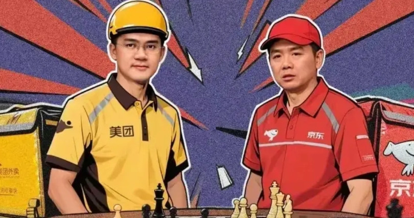 原来都是在演戏。近期刘强东透露，在京东放出进军外卖市场的消息时，美团王兴很不