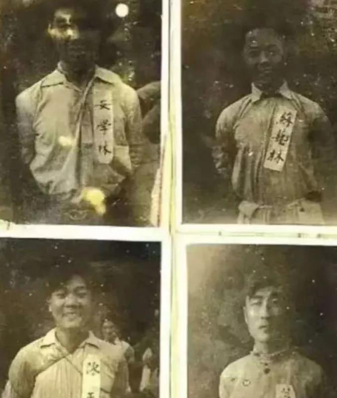 1950年，台北刑场，国民党记者给四名即将执行死刑的烈士，拍下了这一组照片，镜头