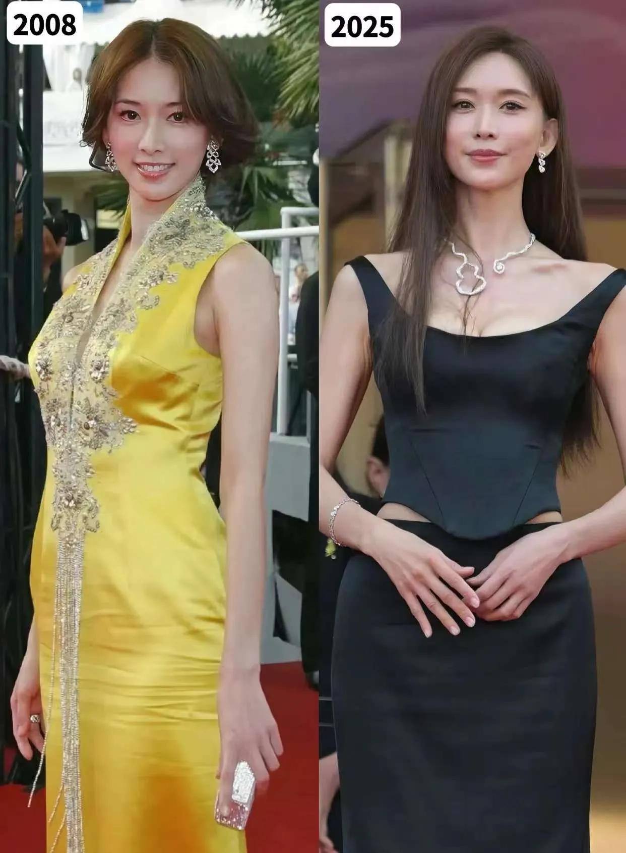 志玲姐姐也老了！已经51岁的林志玲最近参加了戛纳电影节，这次林志玲依旧是戛纳