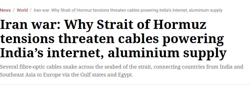 特朗普骑虎难下！伊朗不费一兵一卒，用海底光缆逼美国让步 4月23日，霍尔木兹