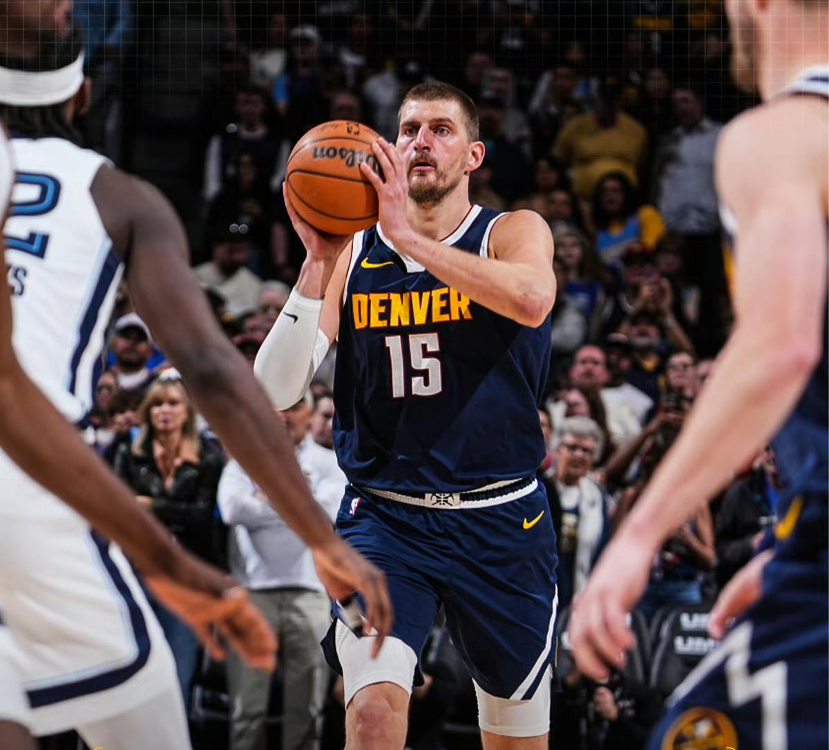 10连胜！完整体的掘金不好惹小小灰熊，轻松拿下！半场落后4分三节反超13分，最