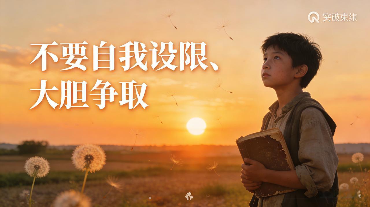 看到一段话深入人心，主题是关于穷人的孩子最缺什么：“穷人的孩子一定要尽早认