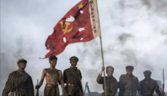 1950年海南解放时，四野官兵登岛后，看着掩护接应的琼崖纵队战士们，官兵顿时愣在