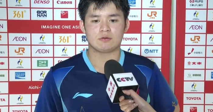 林诗栋: 没想到4-0, 头哥打三项消耗非常大, 他很疲惫还有伤病