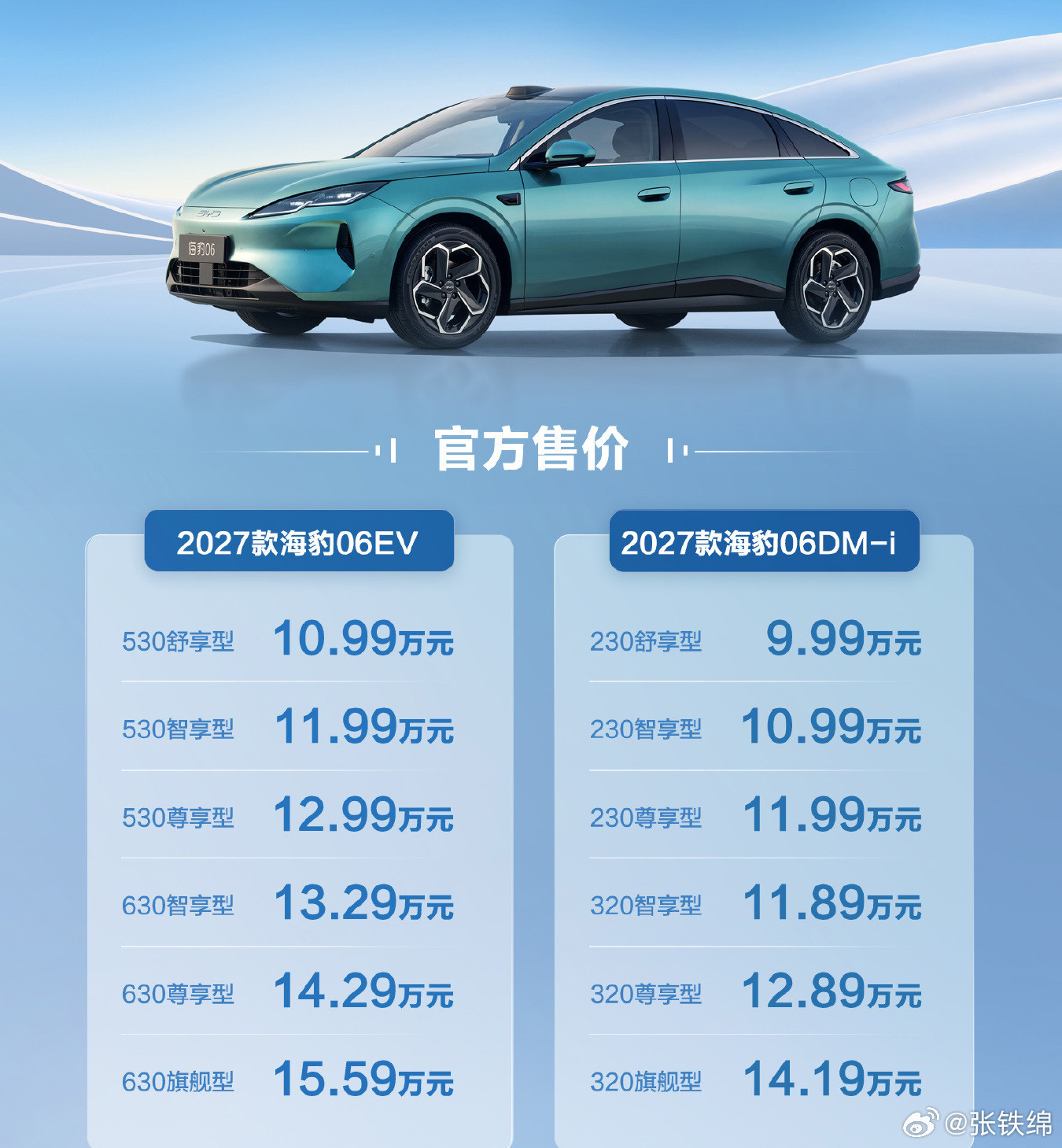 比亚迪又一王炸，新一代海豹06正式上市了把纯电续航230公里的插混中级轿车价格