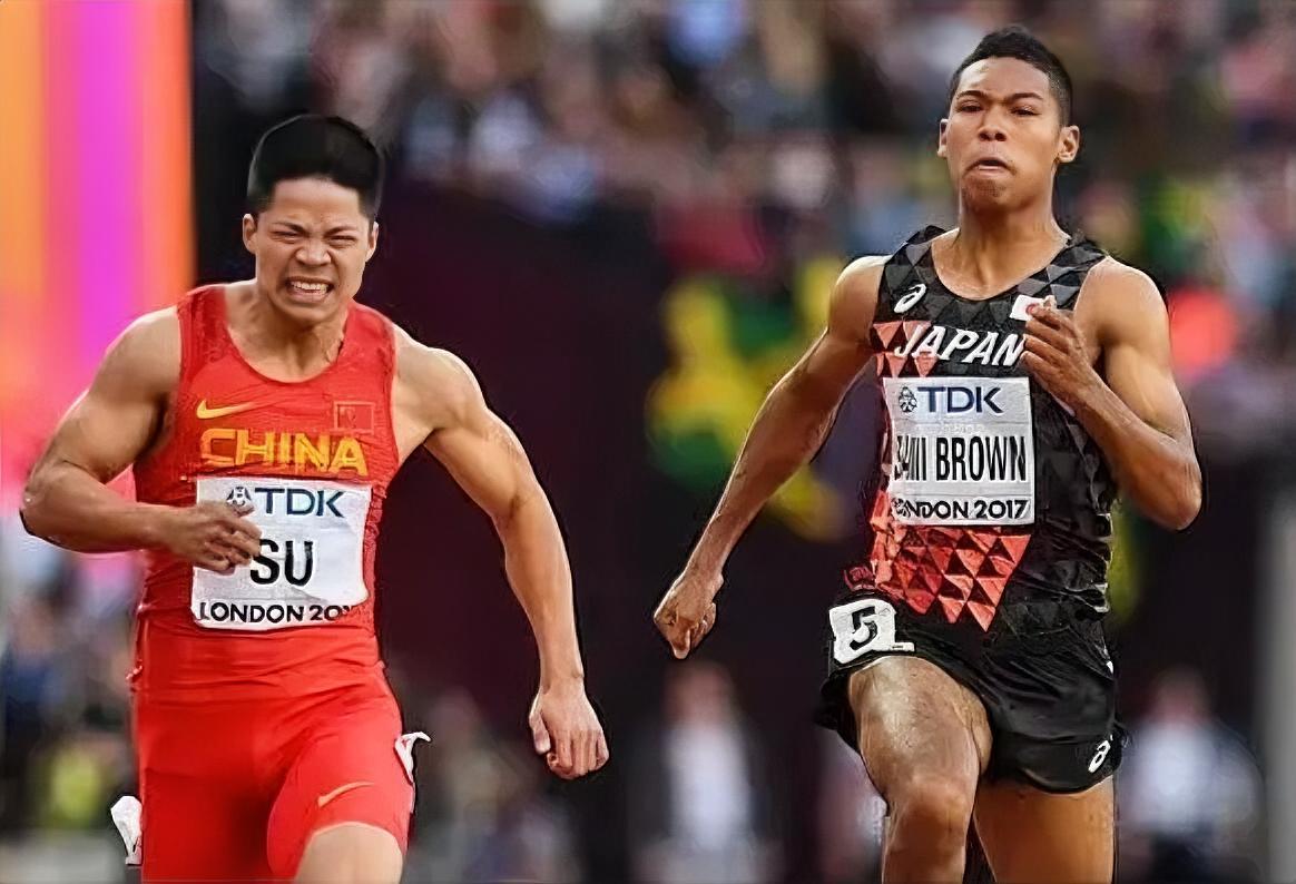 中国与日本男子田径全国纪录对比（新版）100米：9.83苏炳添🇨🇳