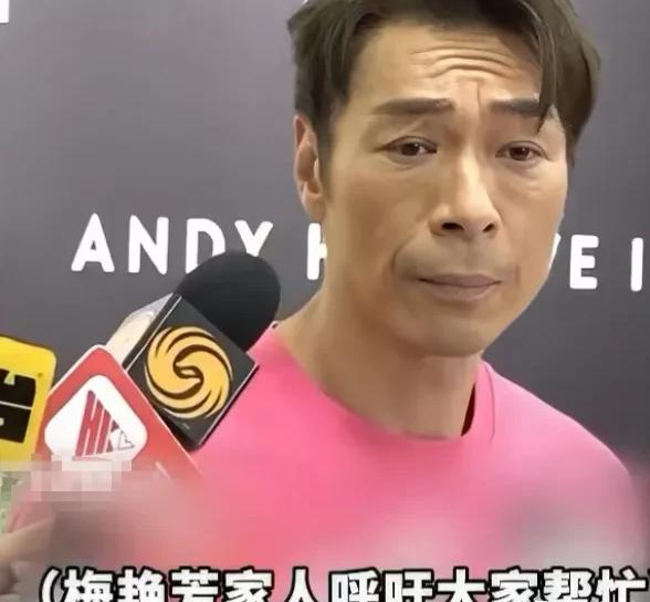 记者问许志安：“梅艳芳家人呼吁大家帮忙寻找梅艳芳的骨灰，你会帮忙寻找呼吁吗？”