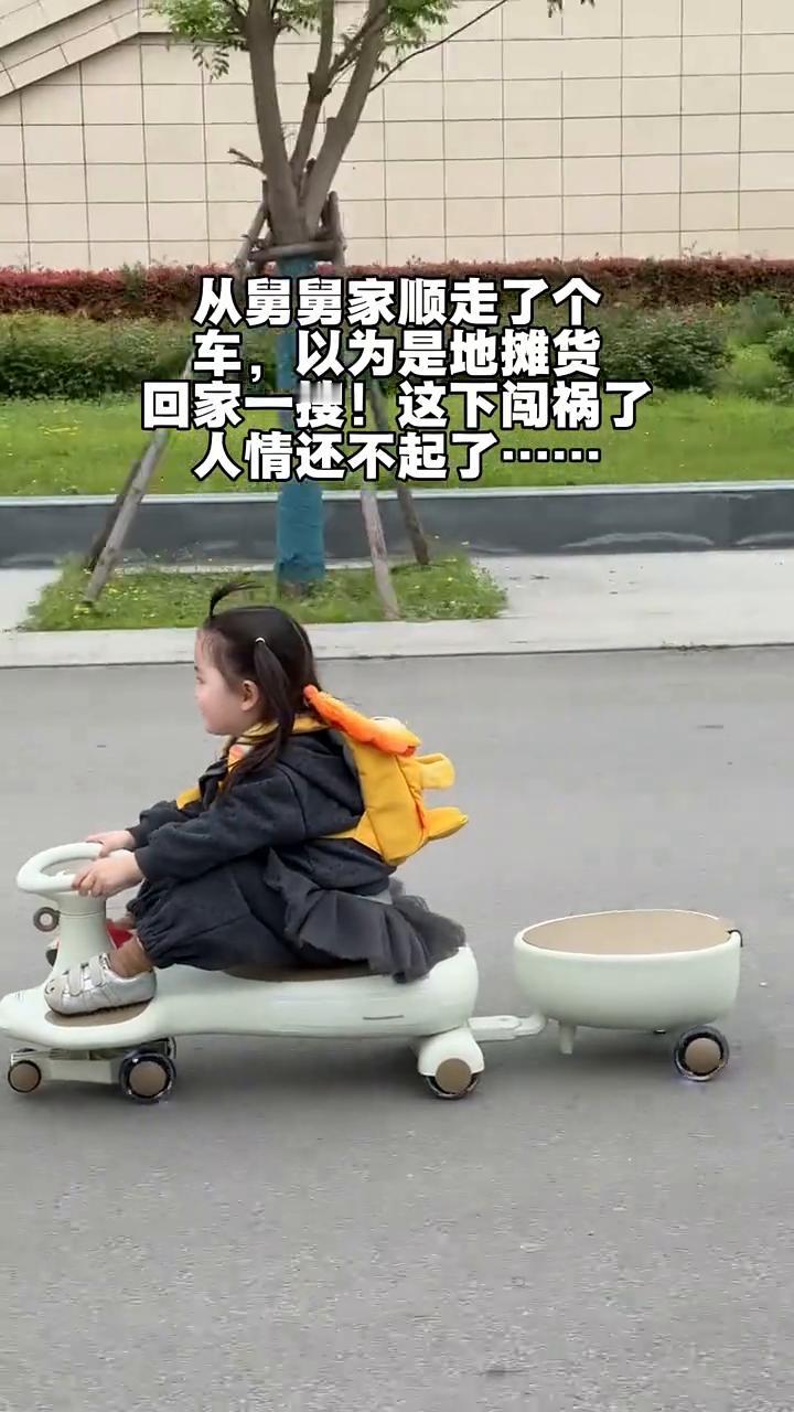 从舅舅家顺走了个车，以为是地摊货，回家一搜，这下闯祸了，人情还不起了。