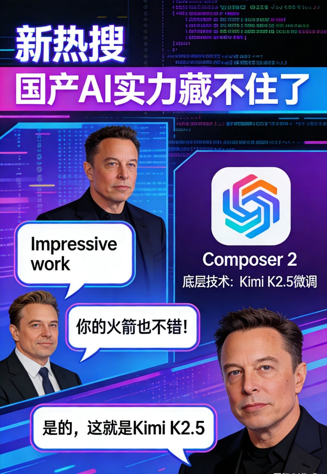 秦岭笑谈马斯克说这就是kimi全网炸了！毒舌马斯克罕见狂夸Kimi，一句Imp