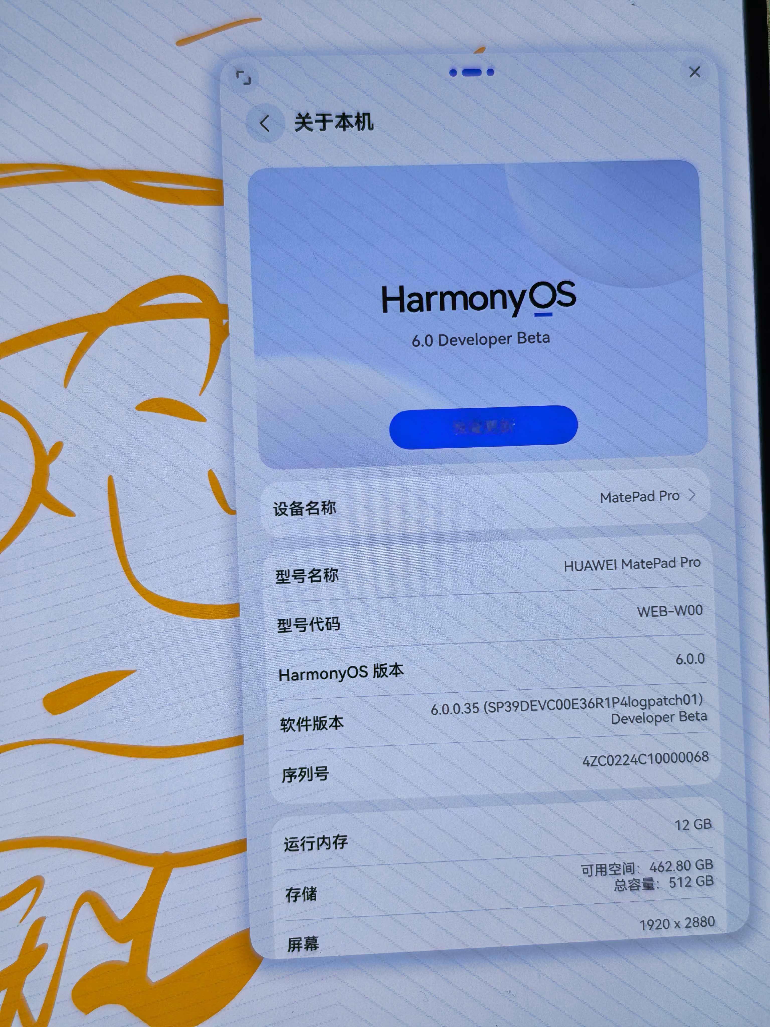 现场好多鸿蒙6.0的机器，一会高低去摸一台看看怎么个事​​​