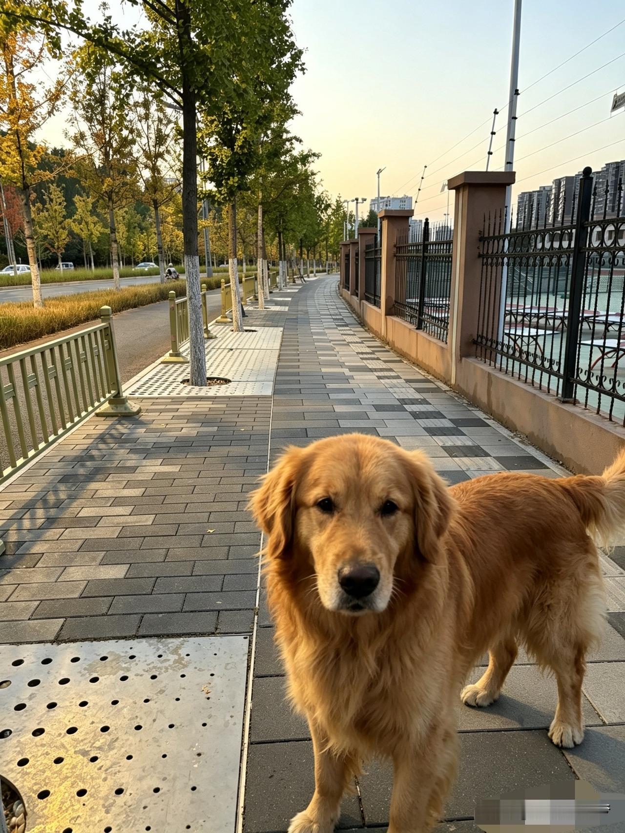 今天聊聊宠物狗狗吧，昨天早上没时间跑步，所以下午抽空出去跑的，跑了刚刚两三