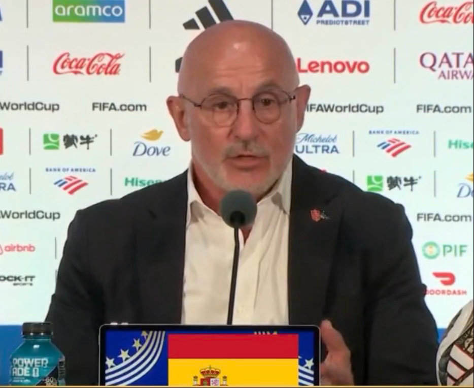 🇪🇸西班牙主帅德拉富恩特在西班牙2比0淘汰法国赛后：谁会在另一场半决赛中获胜
