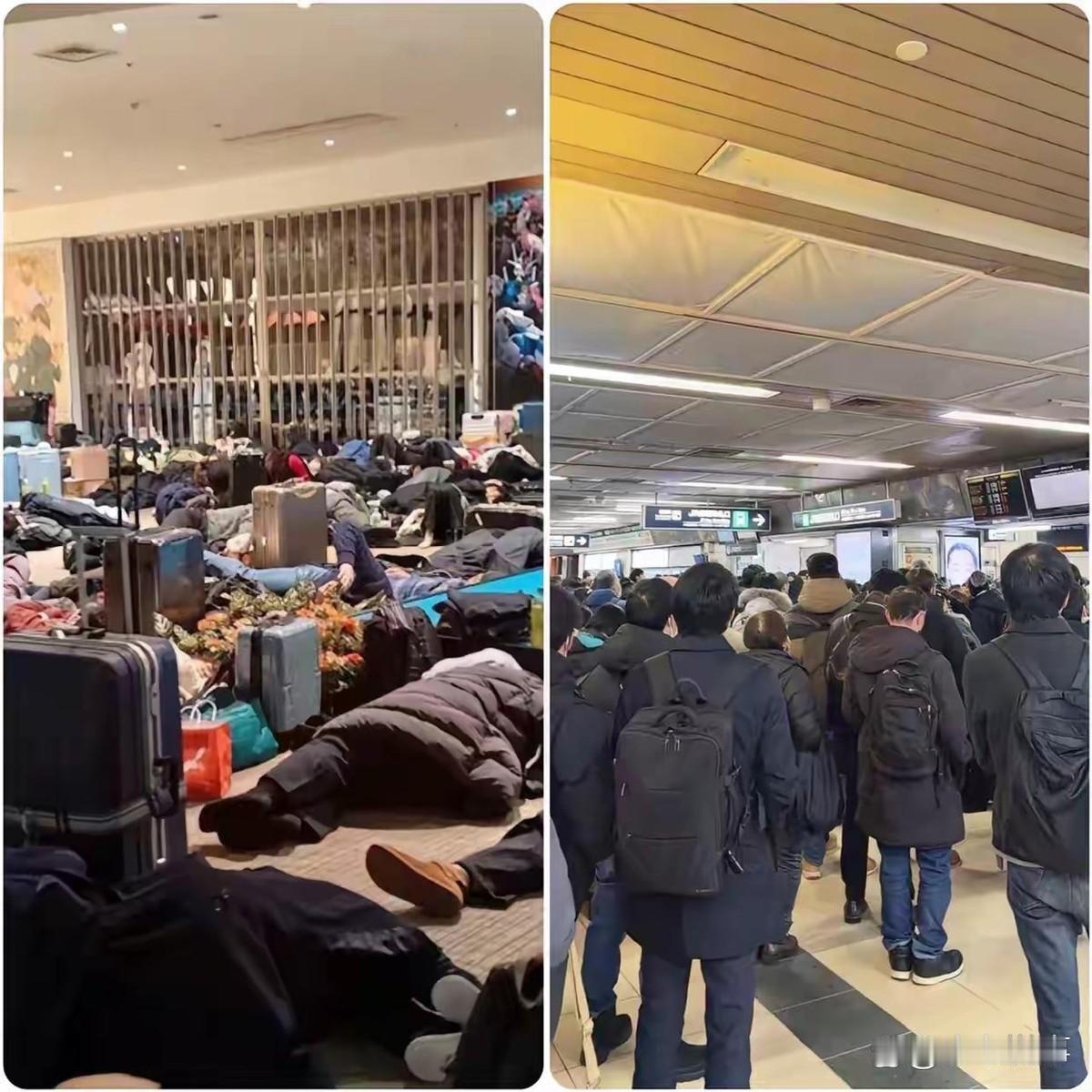 2026年北海道机场，有人裹着薄毛毯对着手机嘶吼：“祖国快派包机来接我们！这里快