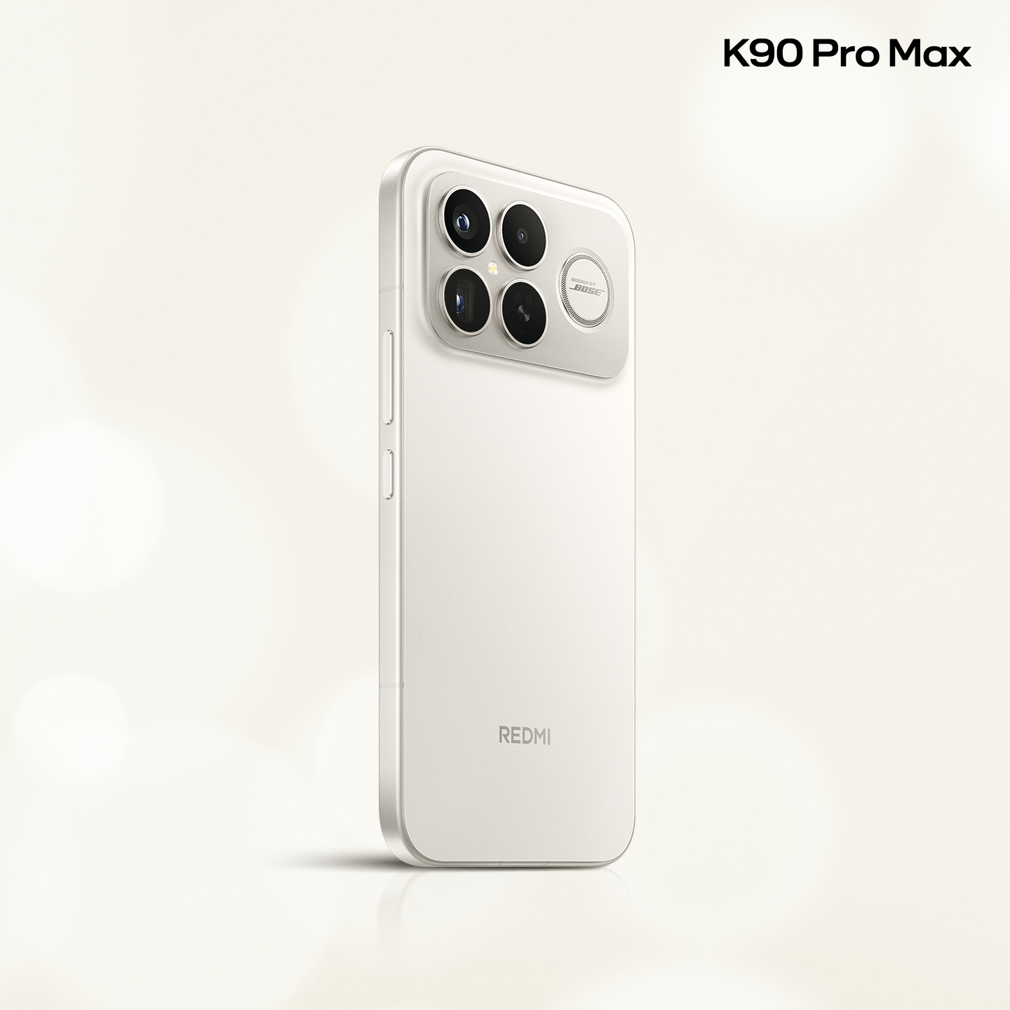 K90ProMax外观高清图一体金属火山口相机Deco金属边框、大R角超窄边正