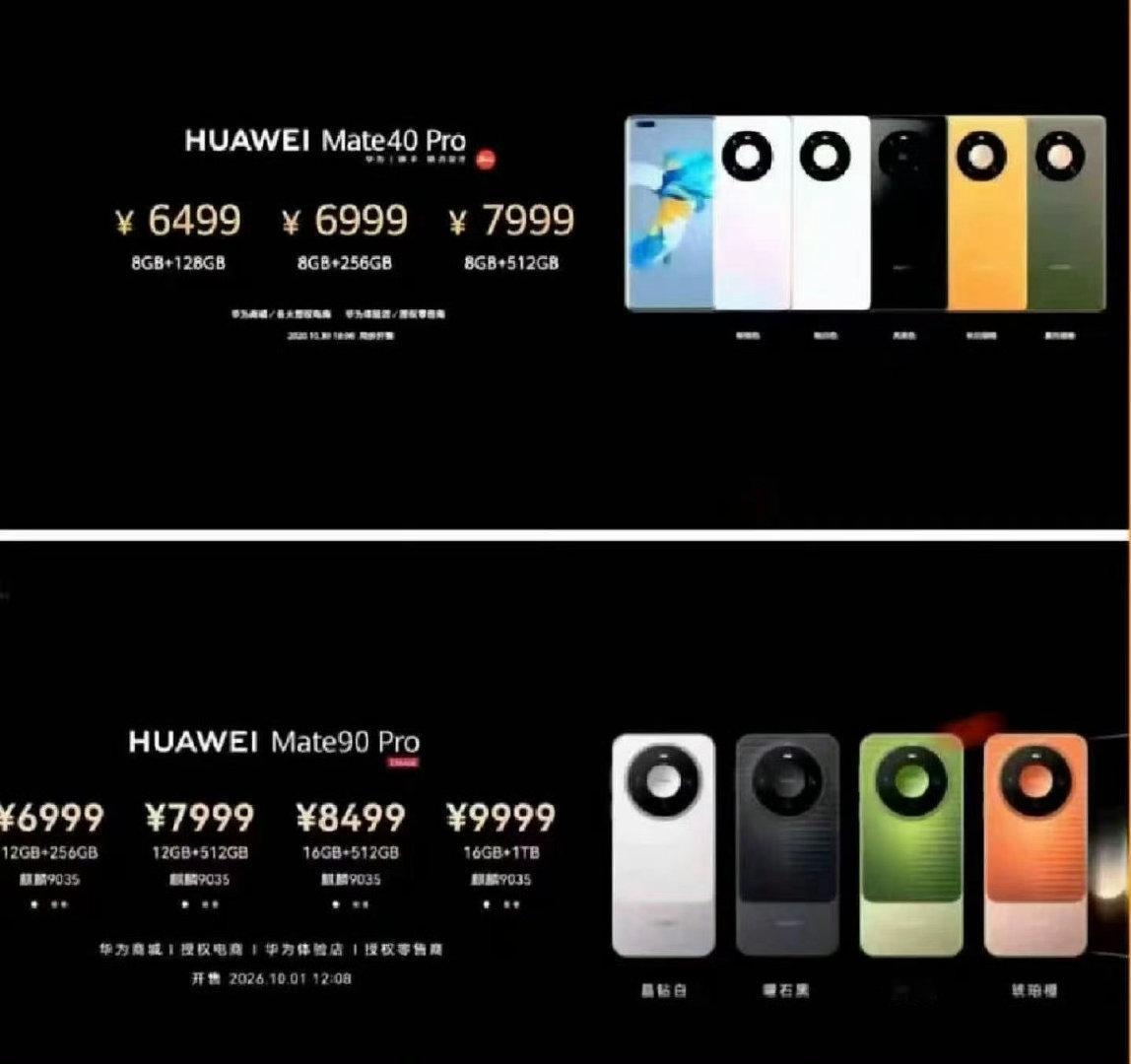 Mate90这算是6年没涨价了吧​