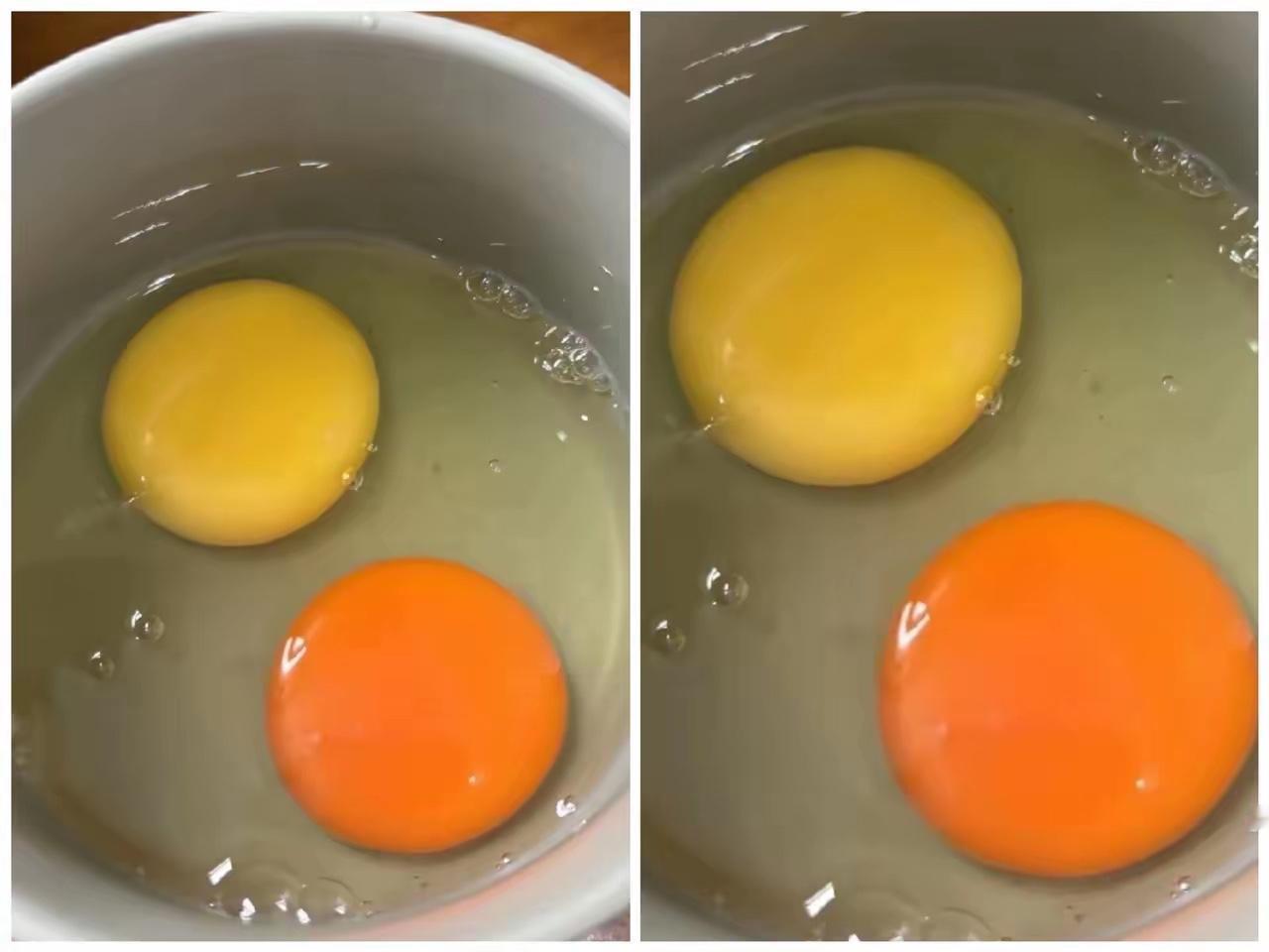 今年315曝光了鸡蛋问题，我们在超市总爱选蛋黄红的，觉得是土鸡蛋，其实是商家添加