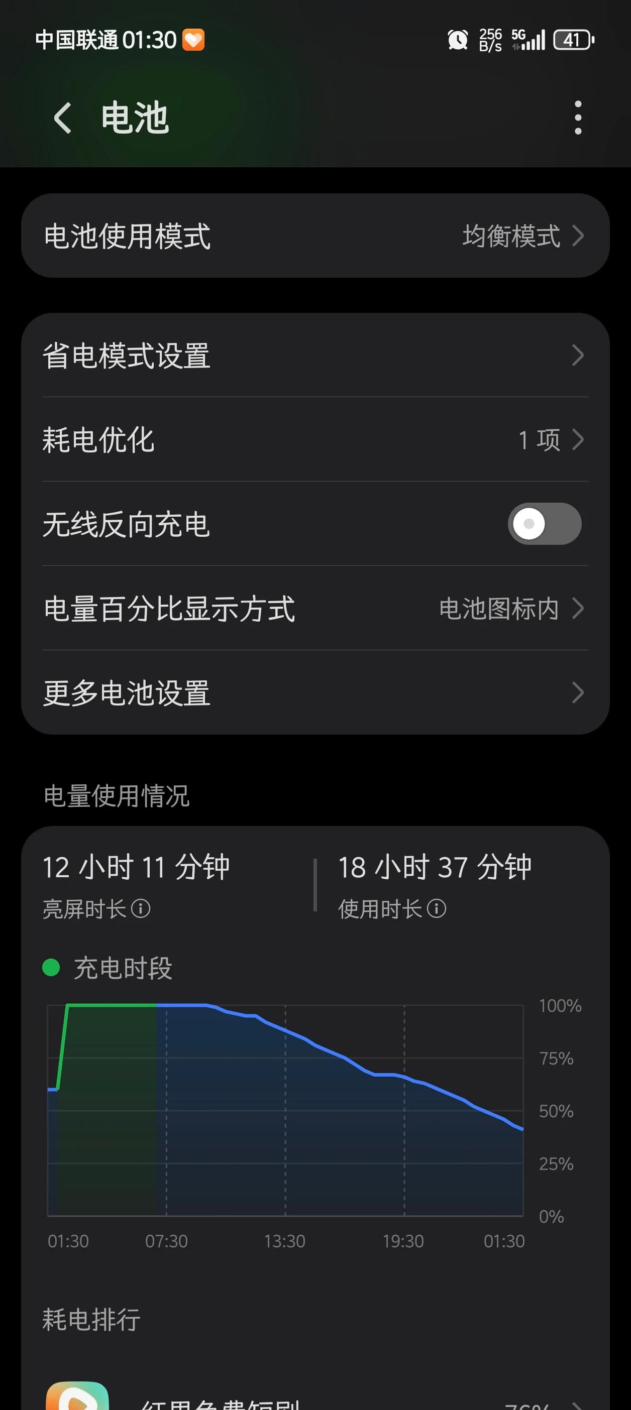 看看我的昨天白天没充电的续航