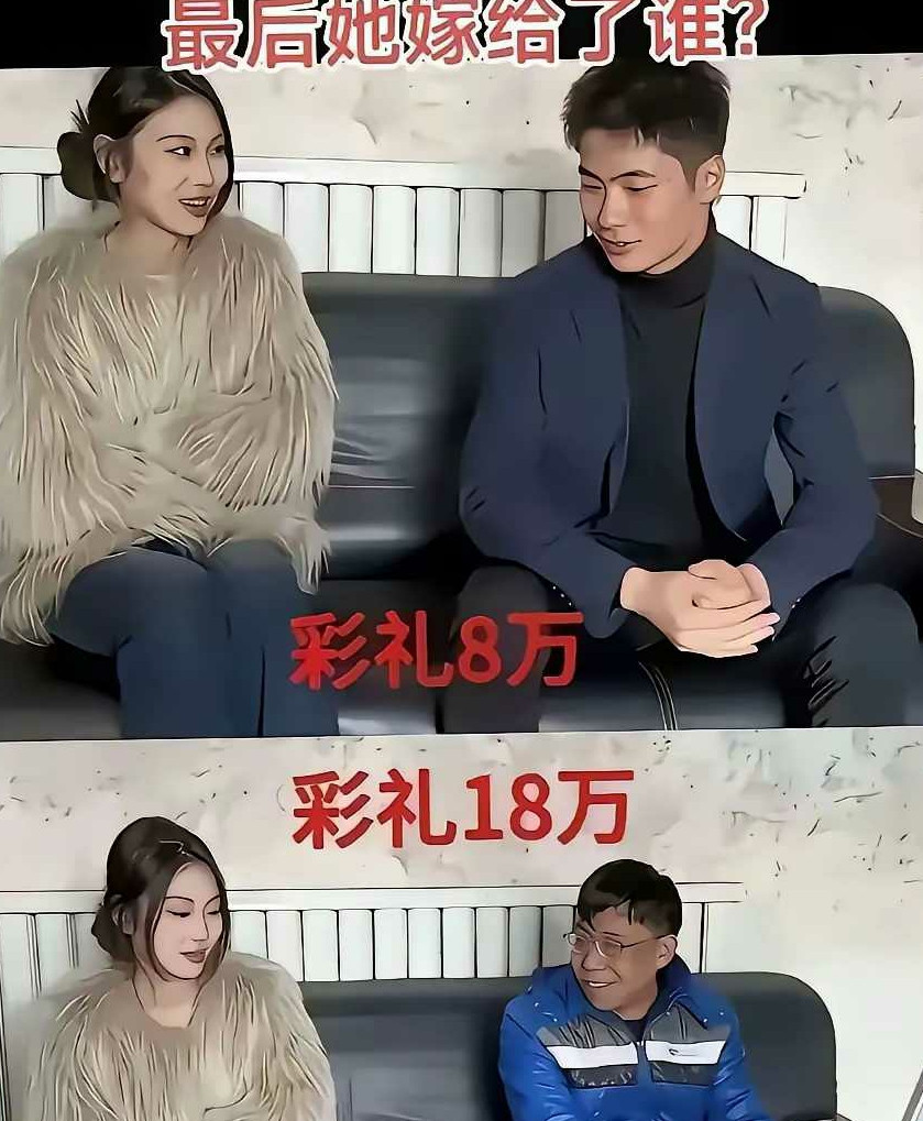 嫁给了18万，生了8万的孩子[抠鼻]