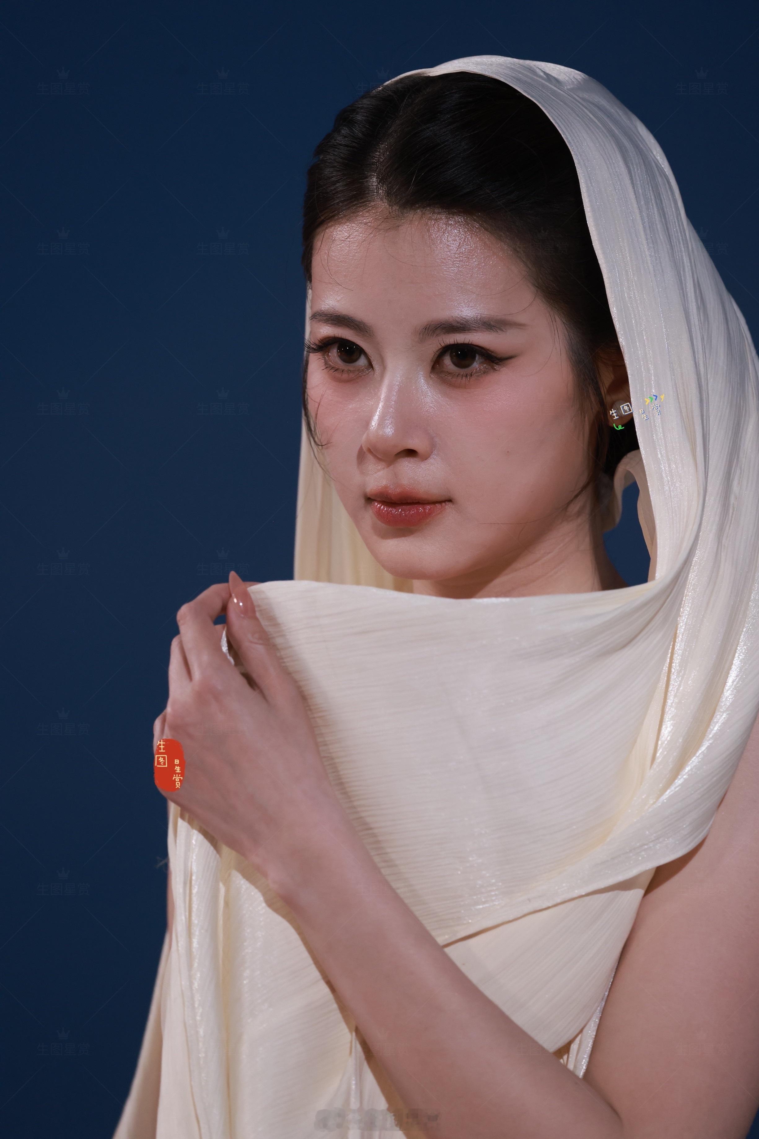 维纳斯女神赵昭仪，乘风入夜而来妹宝时尚风格之夜红毯生图掉落