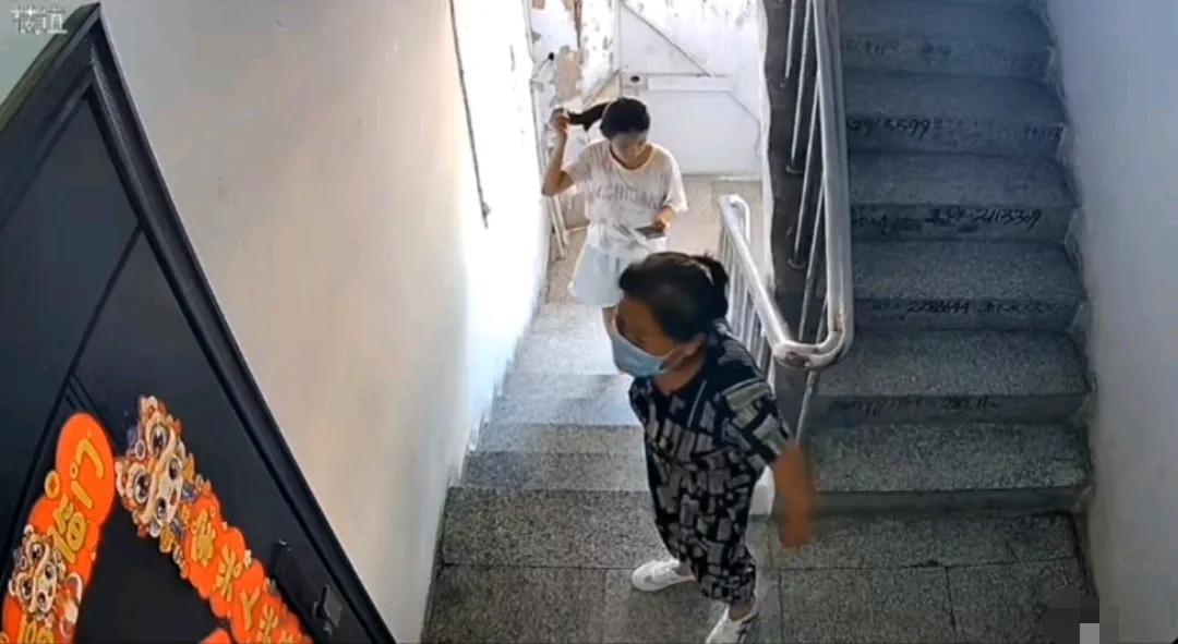 刘女士已经搬走快两个月了，楼下的邻居仍然坚持跑上来辱骂，又蹦又跳，指桑骂槐，看的