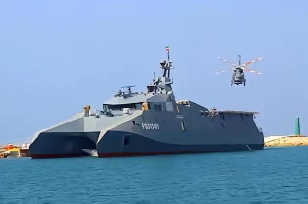 昨天还说呢，今天就被摧毁了？伊朗海军要成为一个历史名词了，伊朗双体隐身型导弹