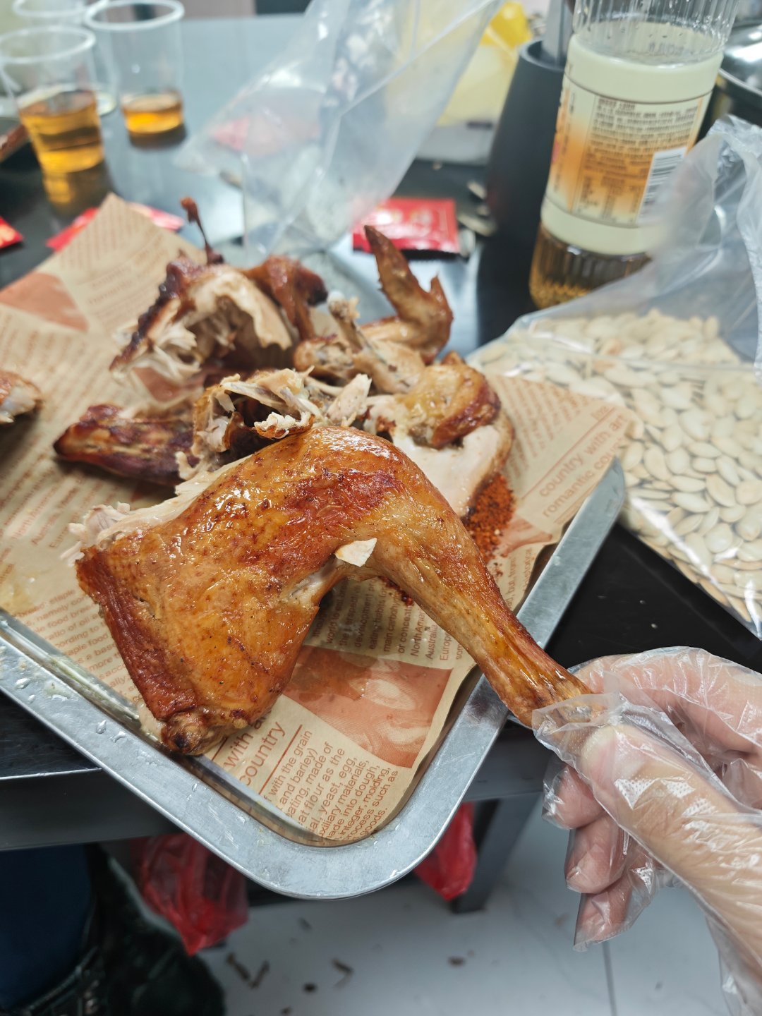 吃上了家人们！！给少年的迈巴赫贡献一点大v聊车深圳·少年烤鸡