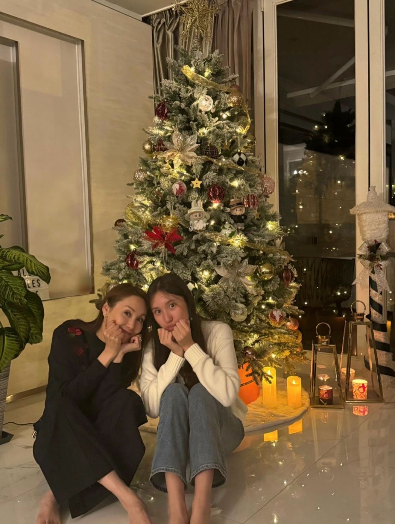 🎄郭可盈和15岁女儿林天若