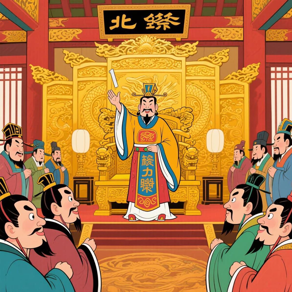 北齐最荒诞的反腐：皇帝喊着抓贪官，自己却把国库搬空藏后宫公元550年的邺城