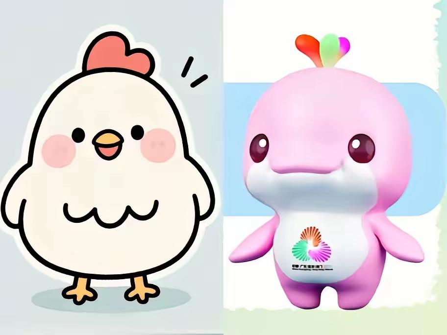 谁能想到，吉祥物这波操作直接把顶流玩明白了！官方给中华白海豚取名“喜洋洋”