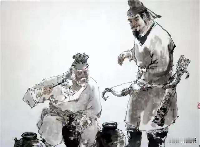 这幅图表现的是初中语文课本中的一篇古文内容,你还记得是哪篇古文吗?