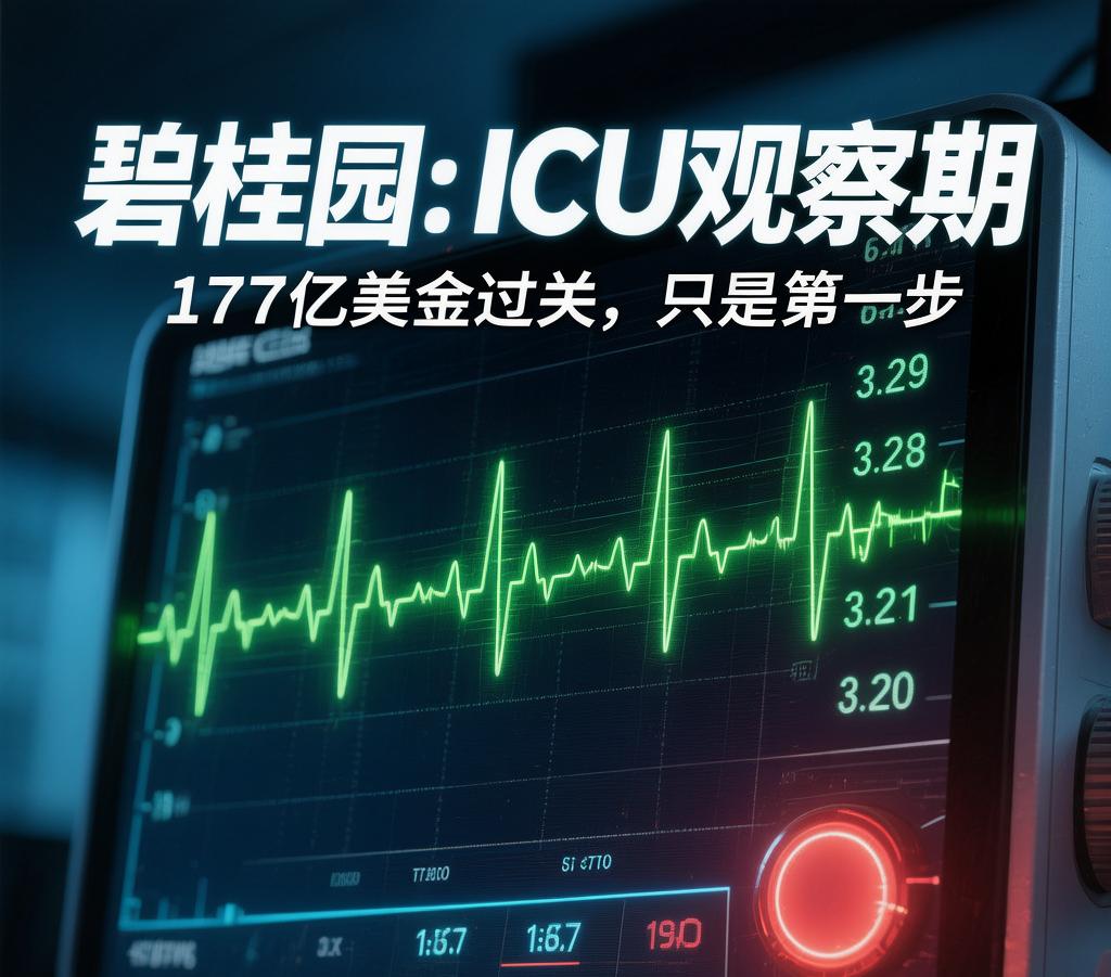 碧桂园挺过一劫。177亿美金债重组获批。这不仅是救命，更是给全行业立了个规矩。