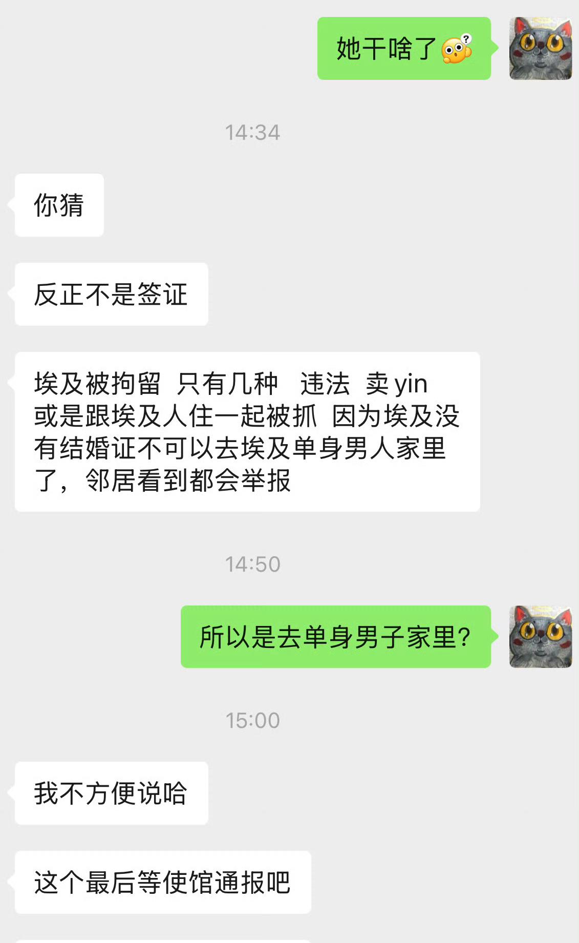 闹得沸沸扬扬的池广滢埃及失踪事件最新进展，人被埃及警方拘留，据当地华人介绍，最有