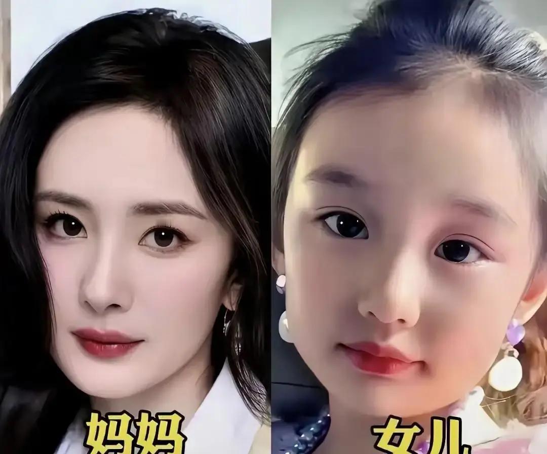 女儿像妈定律崩了戚薇把7岁Lucky拉去拍杂志，生图一出全网傻眼：小圆脸、