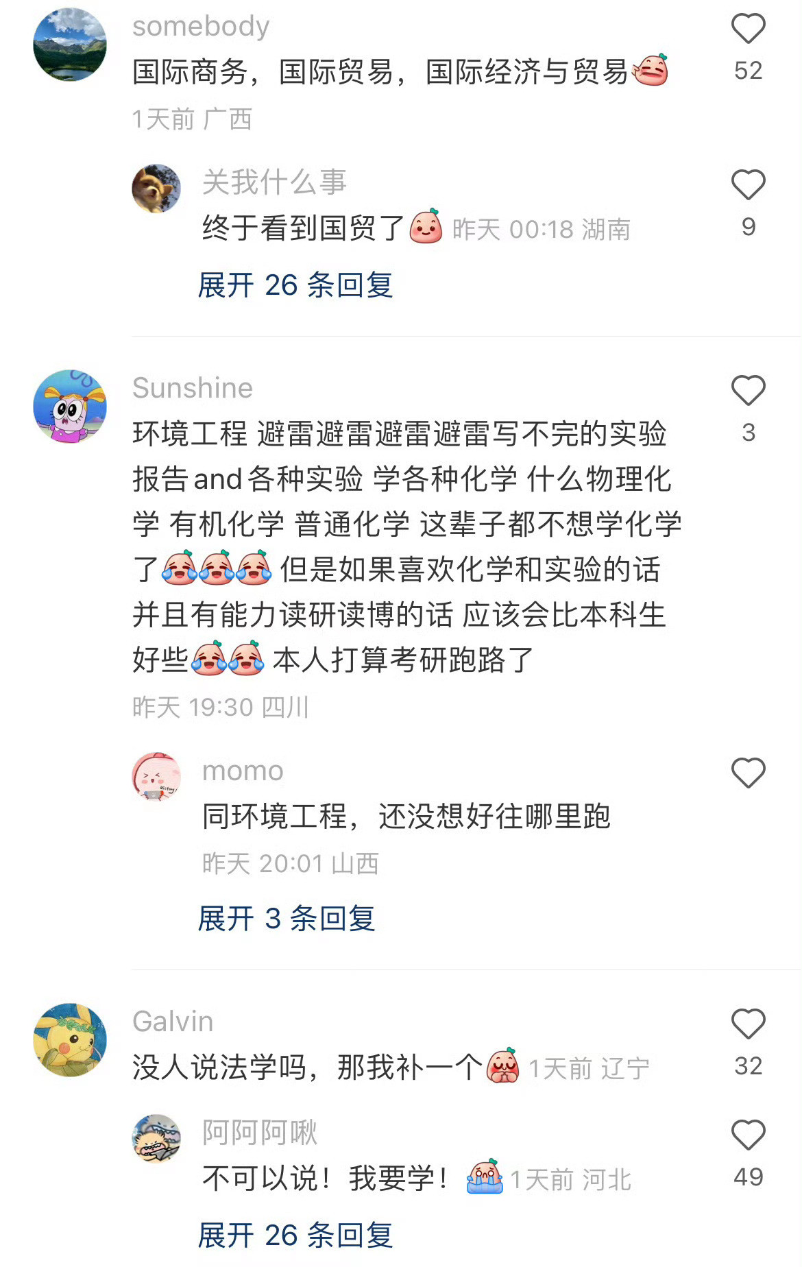 大学最不建议学的专业是什么