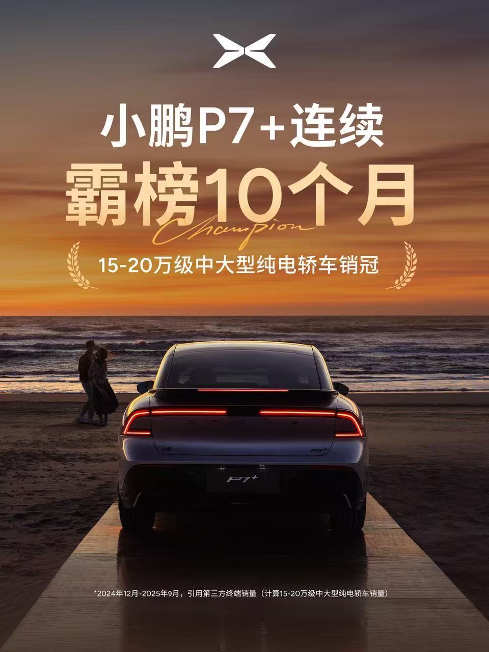 到9月底为止，小鹏P7+已经交付了超过77000台，在15-20万这个价位的中大