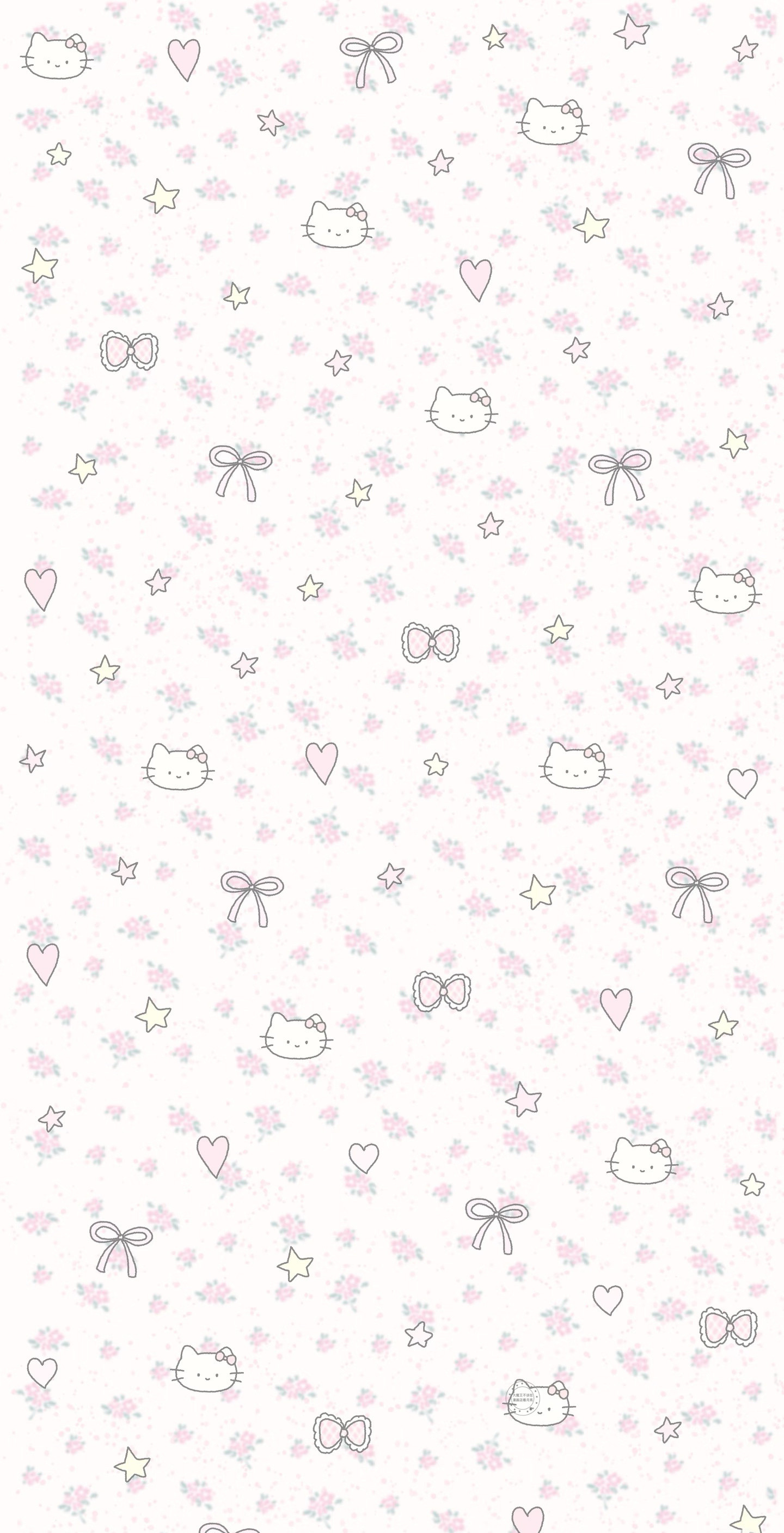 HelloKitty壁纸分享三丽鸥｜可爱壁纸｜卡通壁纸｜淡系壁纸｜ins风壁纸