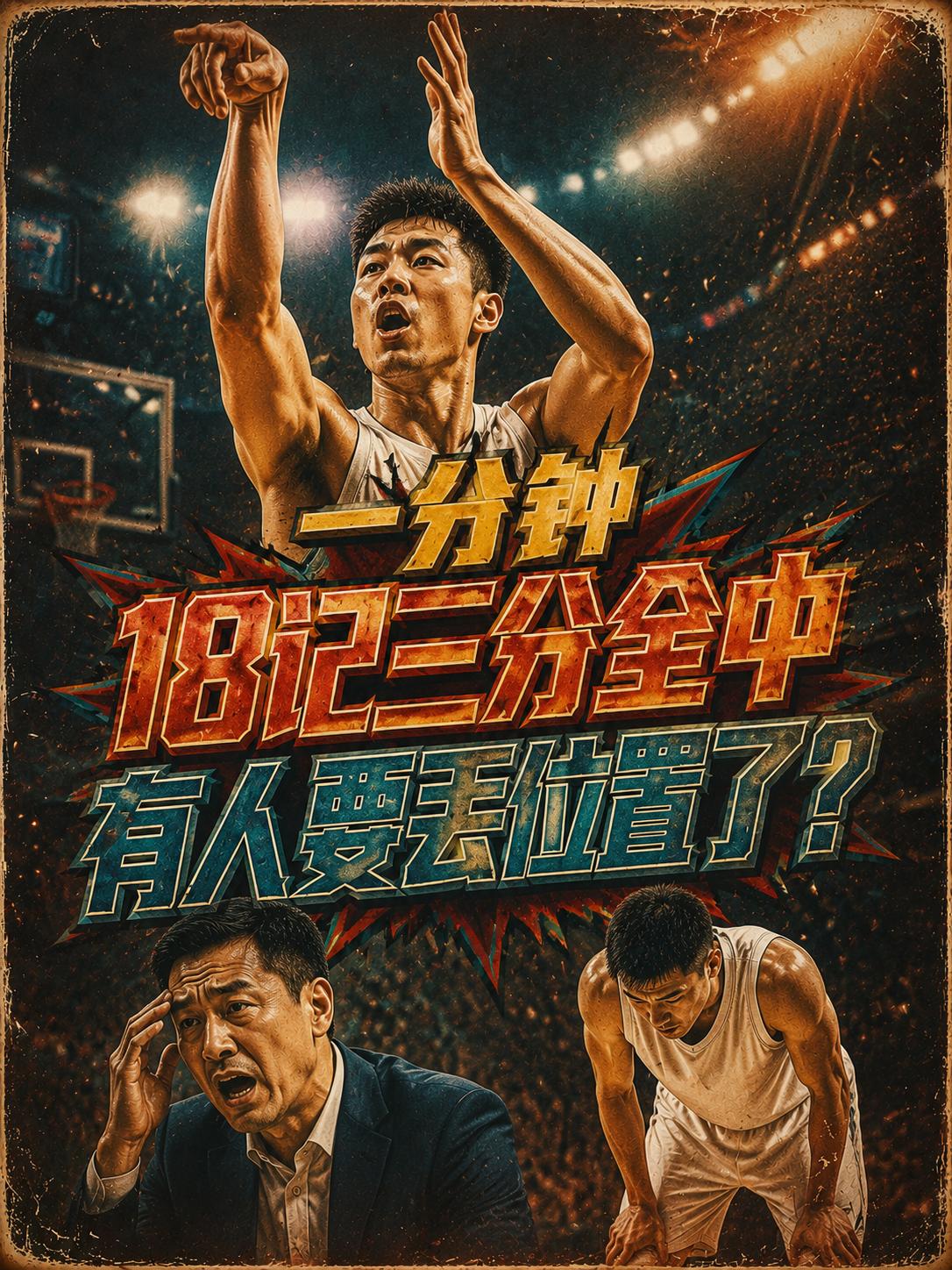 杜润旺也迎来了接班人？这次极有可能是真的，因为他在一分钟之内连续投进了18个三分