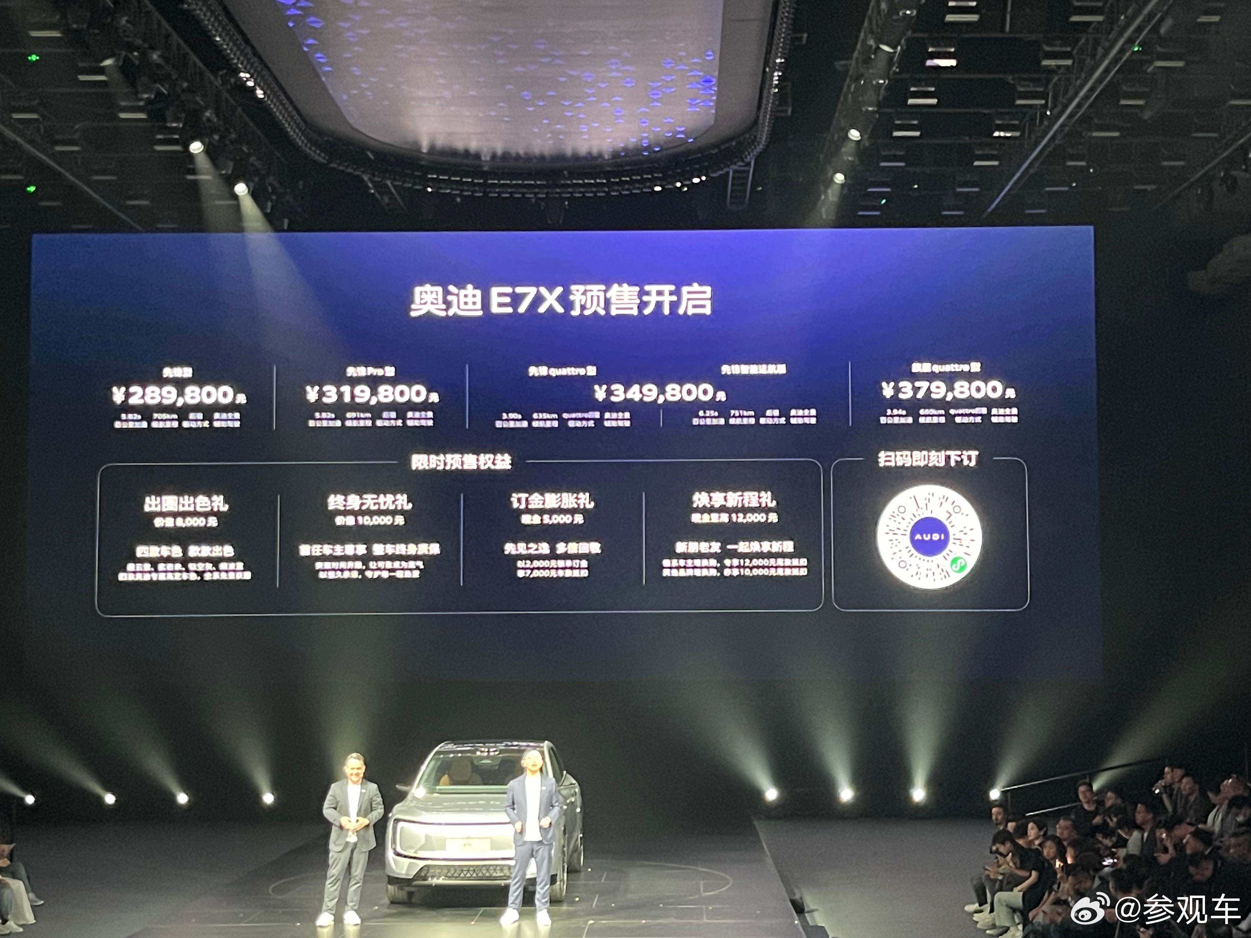 上汽奥迪哪来的底气？预售价28.98万至37.98万元的AUDI E7...