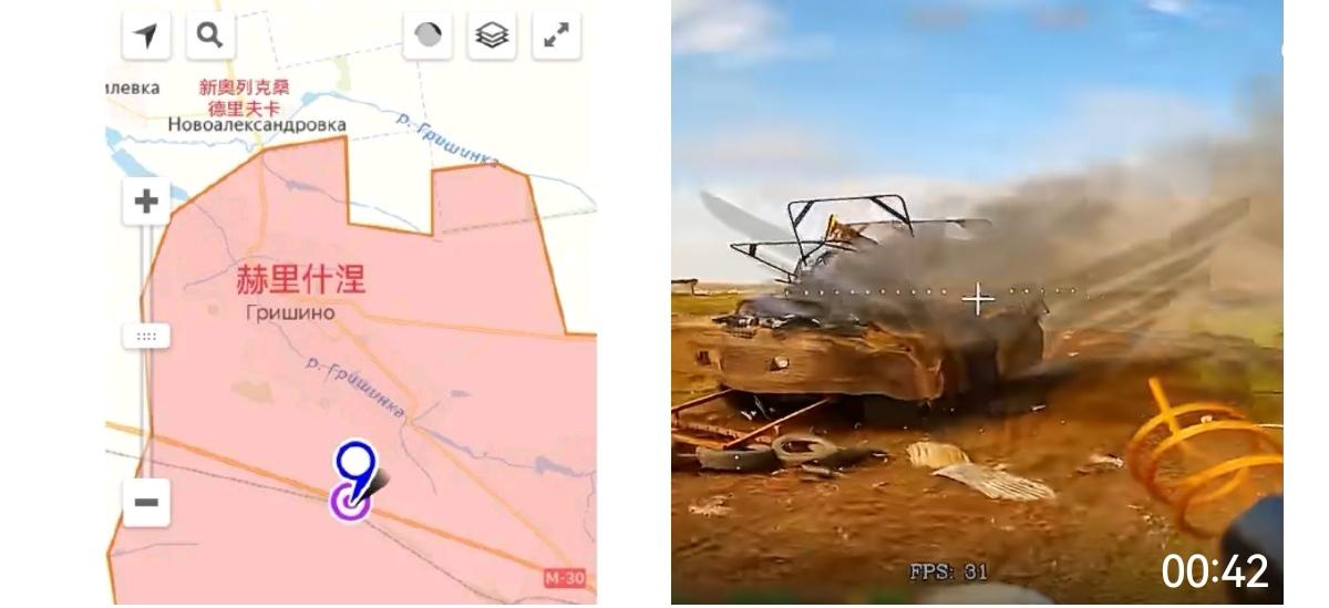 俄军“卢比孔”无人机部队报告称，2026年3月31日，乌军趁着大雾天气出动四辆装