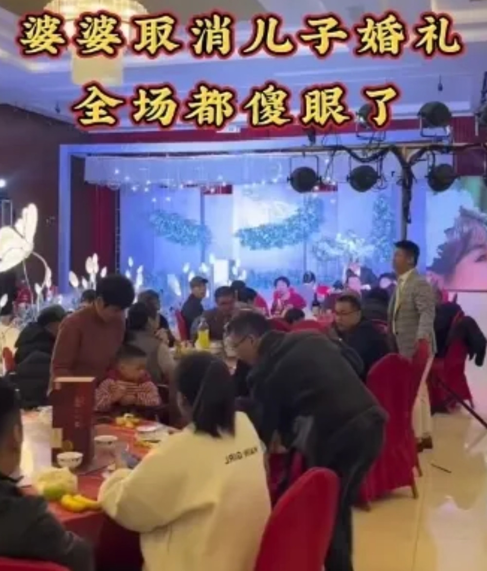 在婚礼上，新娘说道：“改口费得20万，少一分我都不会叫你妈妈。”婆婆听完，摘下