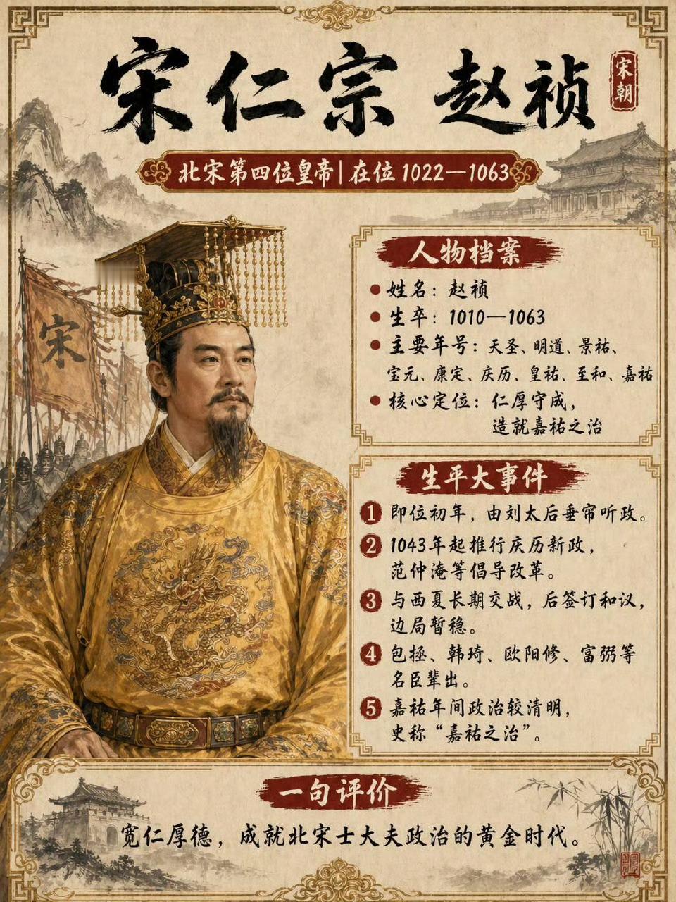 北宋人物志之北宋九帝。洛阳·洛阳白云山景区