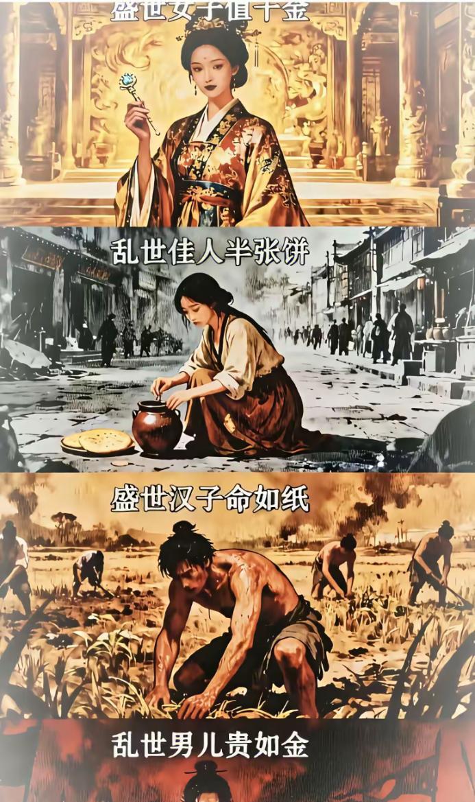 你盛世的时候都命如纸，还想着乱世贵如金[捂脸哭]